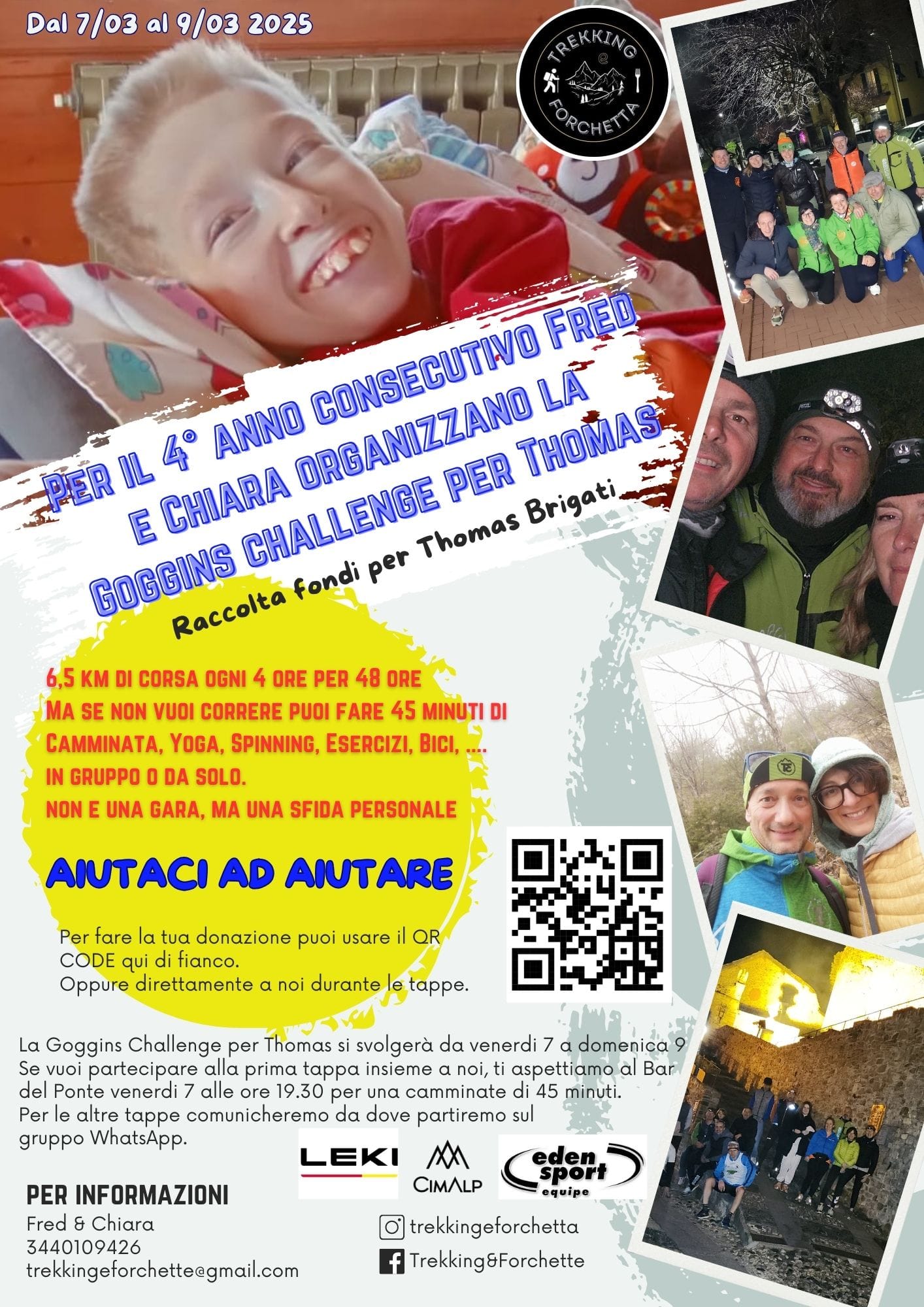 Scopri di più sull'articolo Camminare (e non solo) per Thomas!