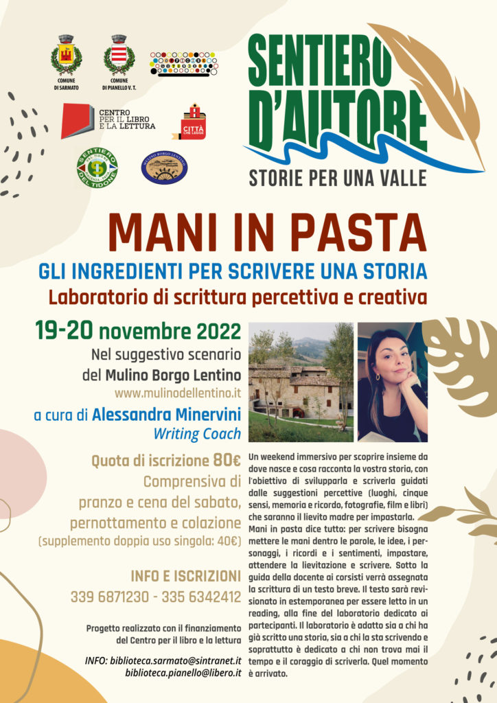 Mani in pasta: il corso di scrittura con Alessandra Minervini