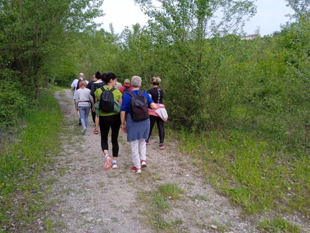 In cammino in Alta Val Tidone verso il Lago di Trebecco