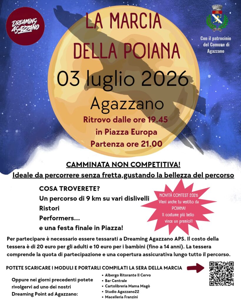 "La Marcia della Poiana" 2026: si cammina ad Agazzano