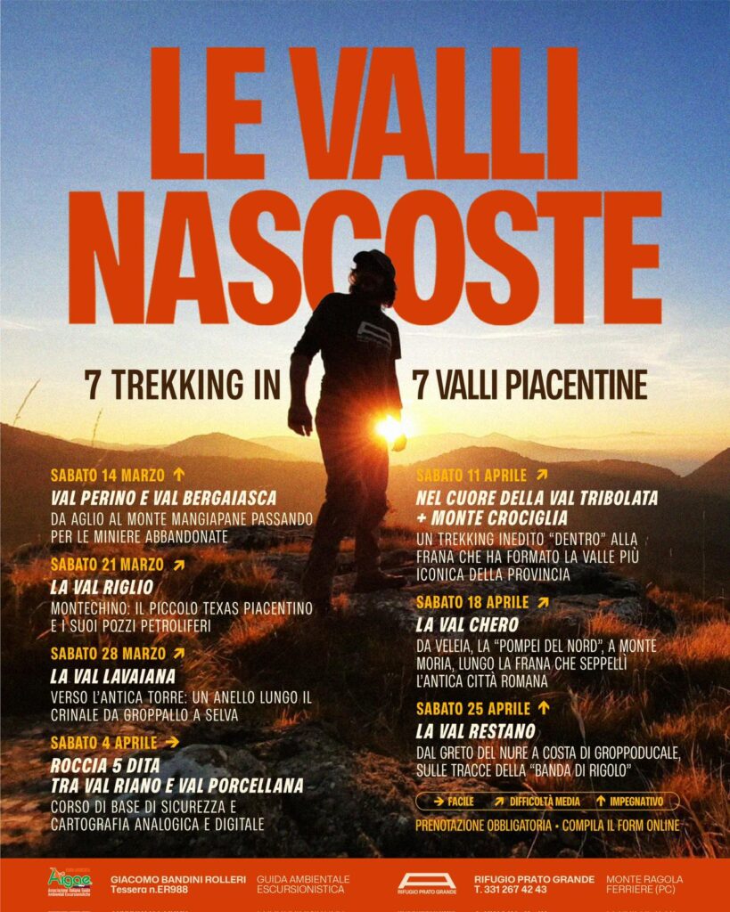 I nuovi trekking di Giacomo Bandini