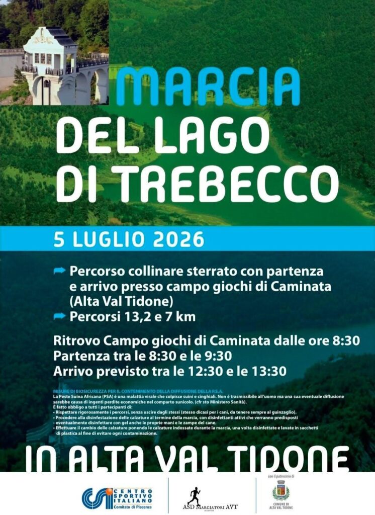 Alta Val Tidone: torna la “Marcia del lago di Trebecco”