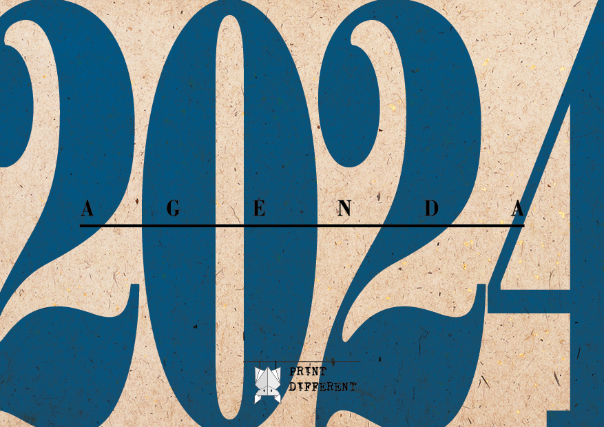 Agenda 2024 Settimanale A5 – Onde Blu - Officine Gutenberg