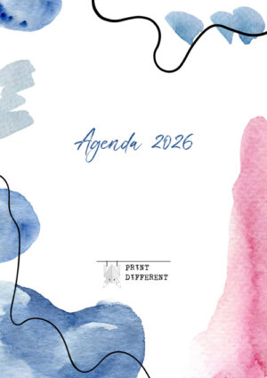 Agenda 2026 settimanale A5 – Astratto