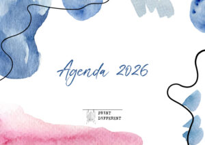 Agenda 2026 settimanale A6 – Astratto