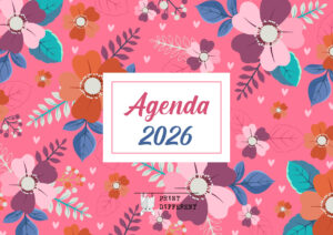 Agenda 2026 settimanale A6 – Floreale