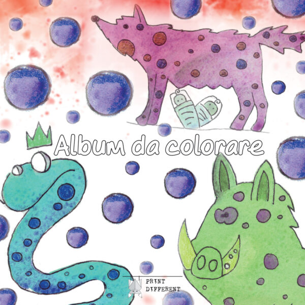 album da colorare - gli animali