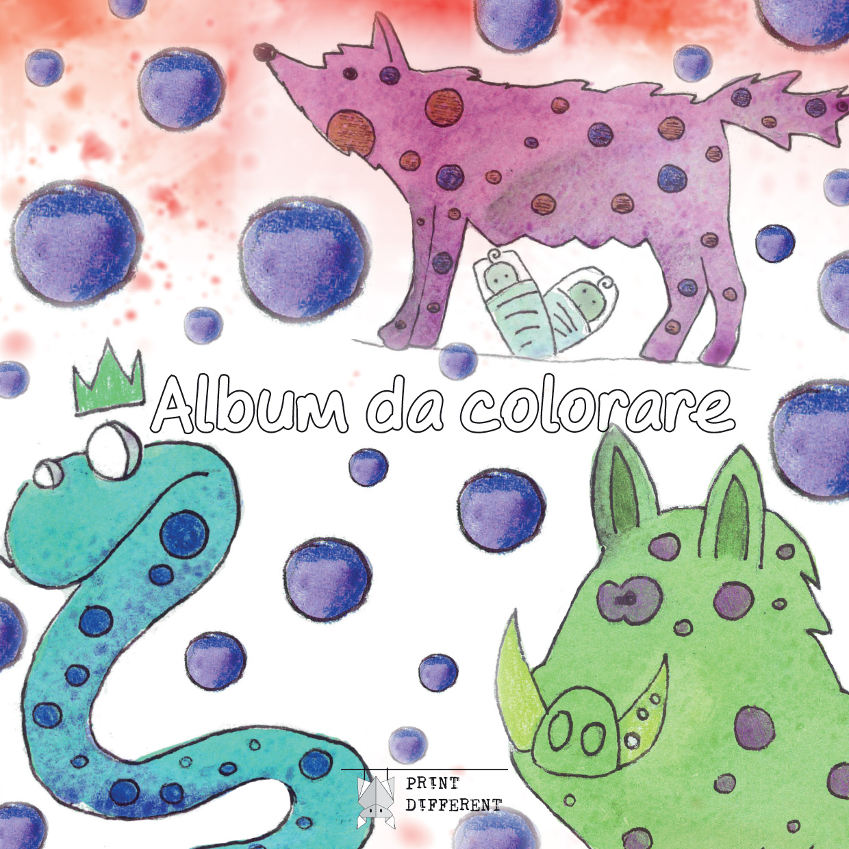 Album Da Colorare - Gli Animali - Officine Gutenberg