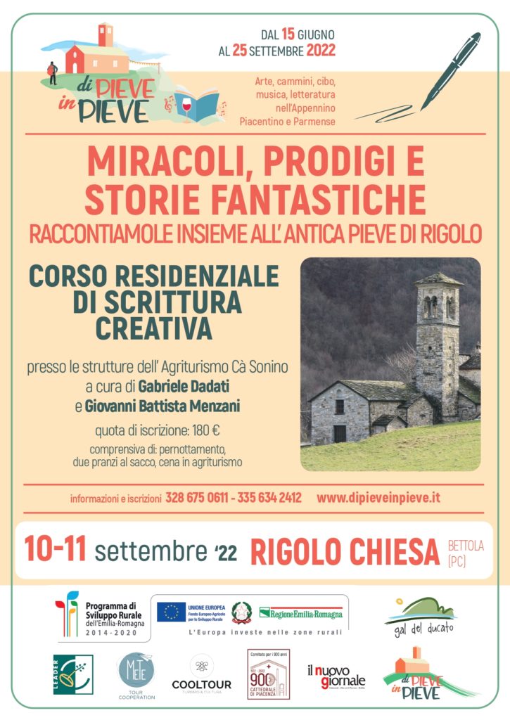 Di Pieve In Pieve è anche corso di scrittura, ecco: Miracoli, prodigi e storie fantastiche